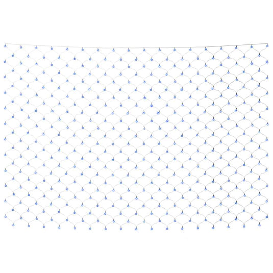 Vidaxl kerstnetverlichting 544 led's binnen en buiten 4x4 m blauw