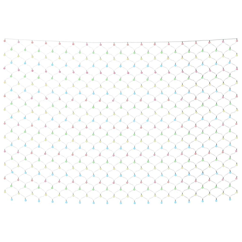 Load image into Gallery viewer, Vidaxl kerstnetverlichting 544 led's binnen buiten 4x4 m meerkleurig
