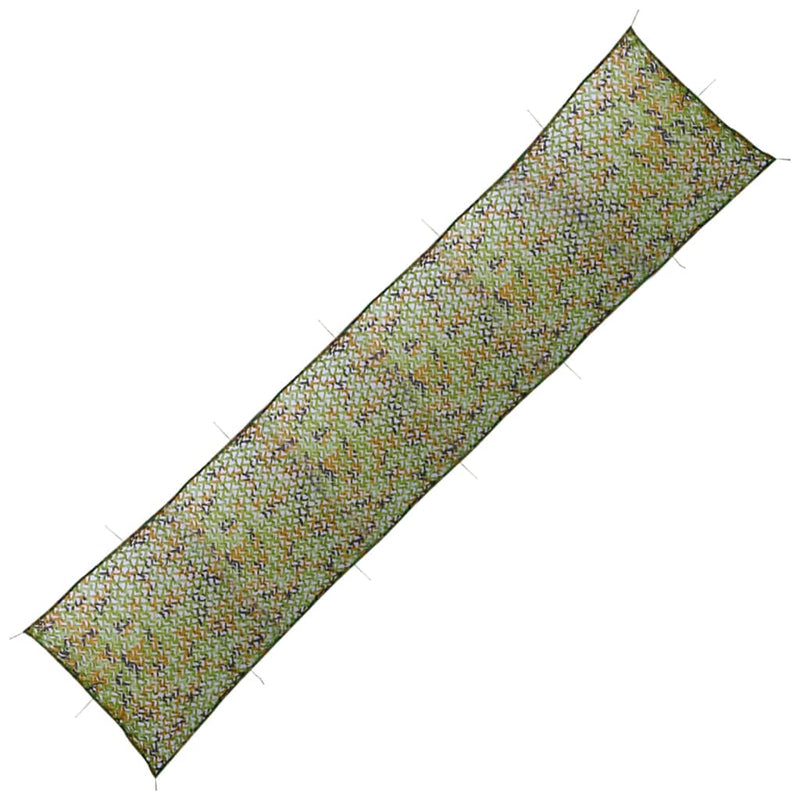 Load image into Gallery viewer, Vidaxl camouflagenet met opbergtas 1,5x6 m groen
