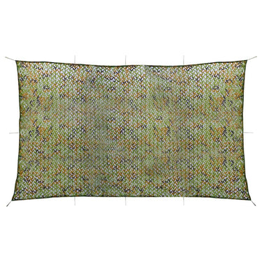 Vidaxl camouflagenet met opbergtas 2x6 m groen