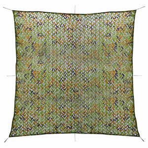 Vidaxl camouflagenet met opbergtas 5x5 m groen