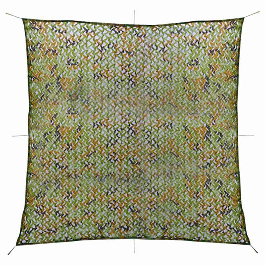 Vidaxl camouflagenet met opbergtas 5x5 m groen