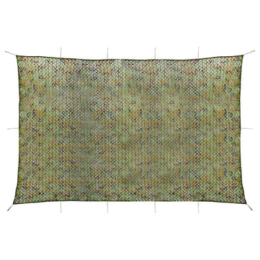 Vidaxl camouflagenet met opbergtas 5x7 m groen