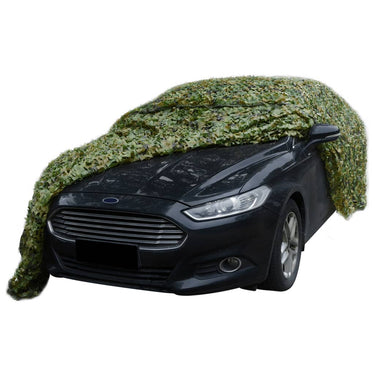Vidaxl camouflagenet met opbergtas 5x7 m groen