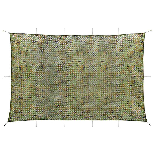 Vidaxl camouflagenet met opbergtas 6x7 m groen