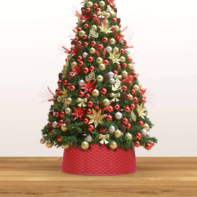 Load image into Gallery viewer, VidaXL Kerstboomrok Ø54x19,5 cm rood
