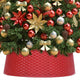 VidaXL Kerstboomrok Ø54x19,5 cm rood