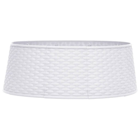VidaXL Kerstboomrok Ø54x19,5 cm wit
