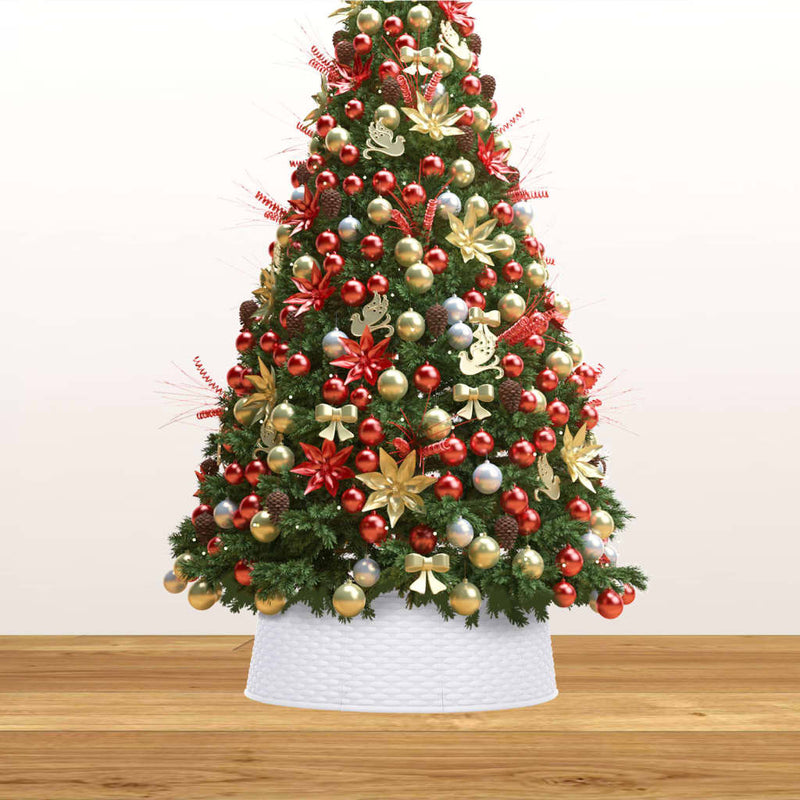 Load image into Gallery viewer, VidaXL Kerstboomrok Ø54x19,5 cm wit
