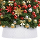 VidaXL Kerstboomrok Ø54x19,5 cm wit