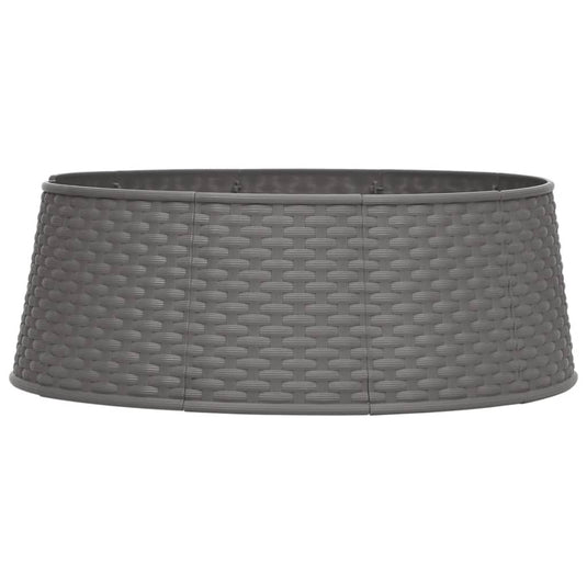 VidaXL Kerstboomrok Ø54x19,5 cm bruin