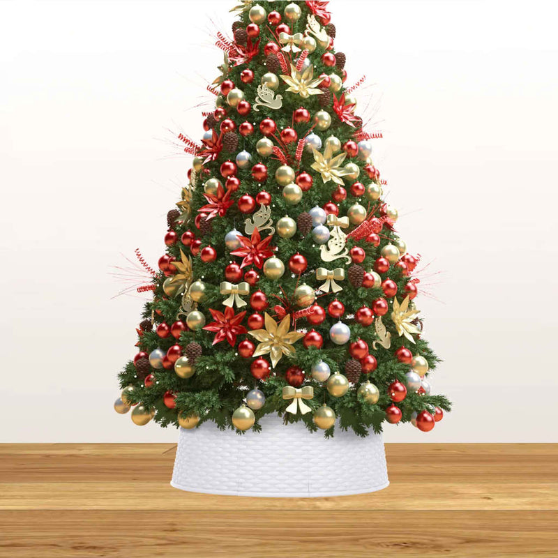 Load image into Gallery viewer, VidaXL Kerstboomrok Ø65x19,5 cm wit
