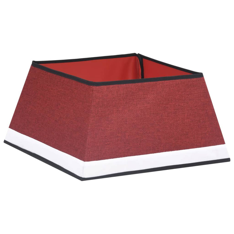 Load image into Gallery viewer, Vidaxl kerstboomrok 48x48x25 cm rood en wit
