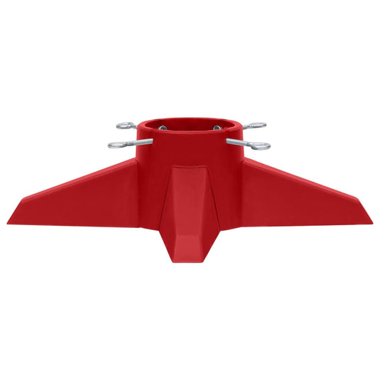 VidaXL Kerstboomstandaard 55,5x55,5x15 cm rood