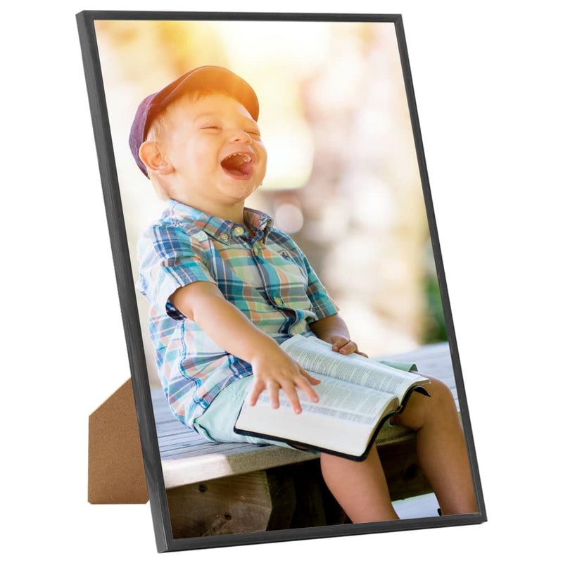 Load image into Gallery viewer, VidaXL Fotolijsten 3 st voor tafel 21x29,7 cm MDF zwart
