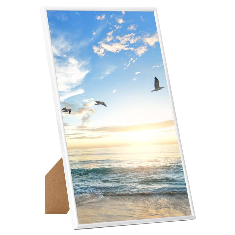 Load image into Gallery viewer, Vidaxl fotolijsten 5 st voor wand of tafel 13x18 cm mdf wit
