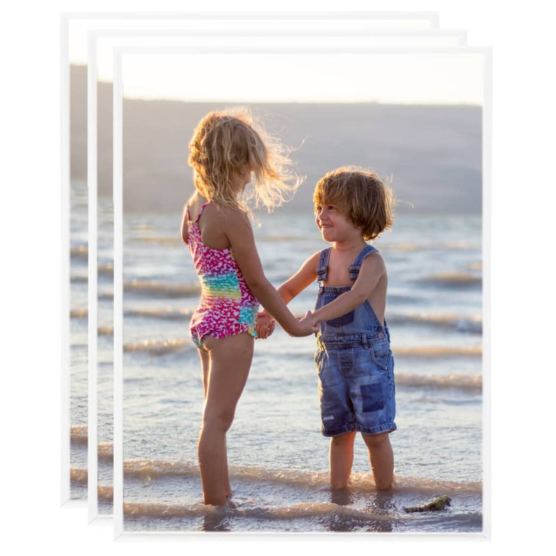 Load image into Gallery viewer, Vidaxl fotolijsten 3 st voor wand of tafel 40x50 cm mdf wit

