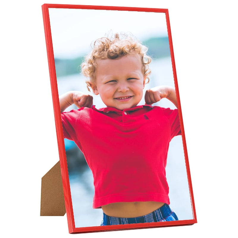Load image into Gallery viewer, Vidaxl fotolijsten 5 st voor wand of tafel 70x90 cm mdf rood
