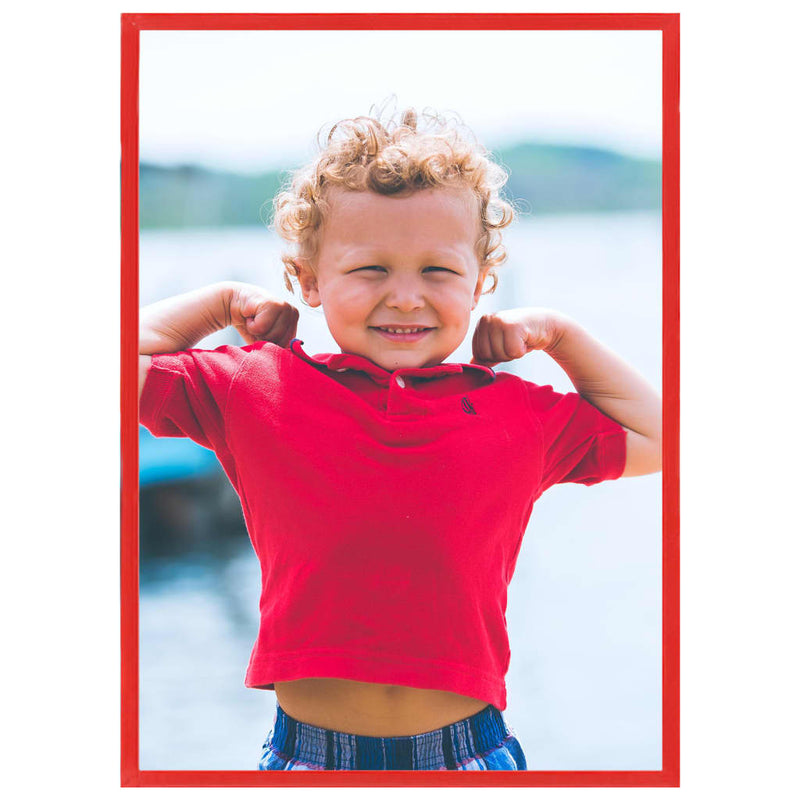 Load image into Gallery viewer, Vidaxl fotolijsten 5 st voor wand of tafel 70x90 cm mdf rood
