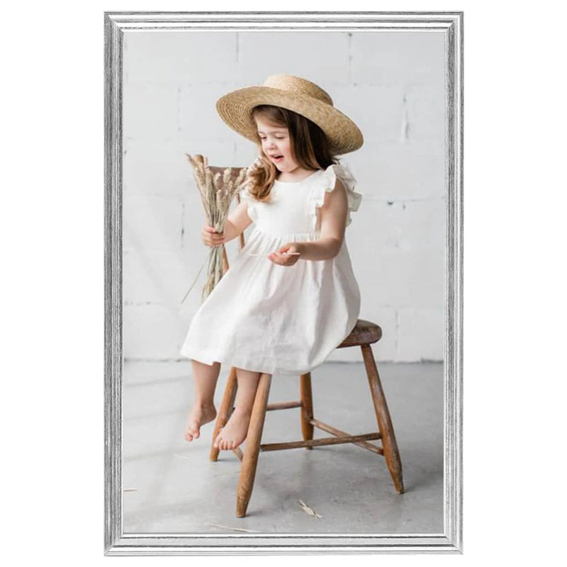 Load image into Gallery viewer, Vidaxl fotolijsten 3 st voor tafel 21x29,7 cm zilverkleurig
