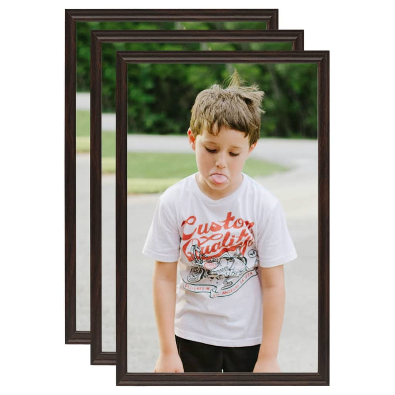 Load image into Gallery viewer, VidaXL Fotolijsten 3 st voor tafel 10x15 cm MDF zwart
