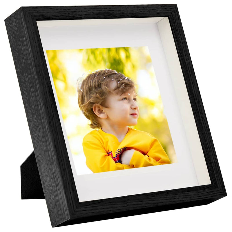 Load image into Gallery viewer, Vidaxl fotolijsten 3 st voor 13x13 cm foto 3d 23x23 cm zwart
