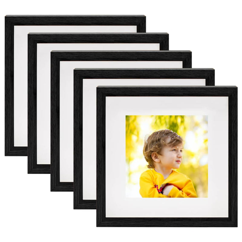 Load image into Gallery viewer, Vidaxl fotolijsten 5 st voor 13x13 cm foto 3d 23x23 cm zwart
