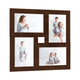Vidaxl fotolijst voor 4x(13x18 cm) foto mdf donkerbruin