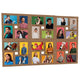 Vidaxl fotolijst voor 24x(10x15 cm) foto mdf lichtbruin