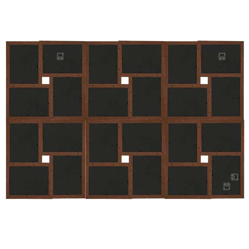 Load image into Gallery viewer, Vidaxl fotolijst voor 24x(13x18 cm) foto mdf donkerbruin
