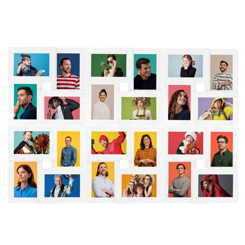 Load image into Gallery viewer, VidaXL Fotolijst voor 24x(13x18 cm) foto MDF wit
