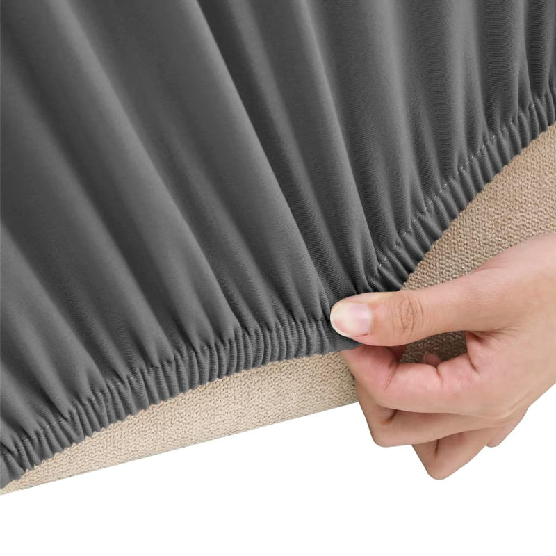 Load image into Gallery viewer, Vidaxl bankhoes stretch polyester jersey antraciet
