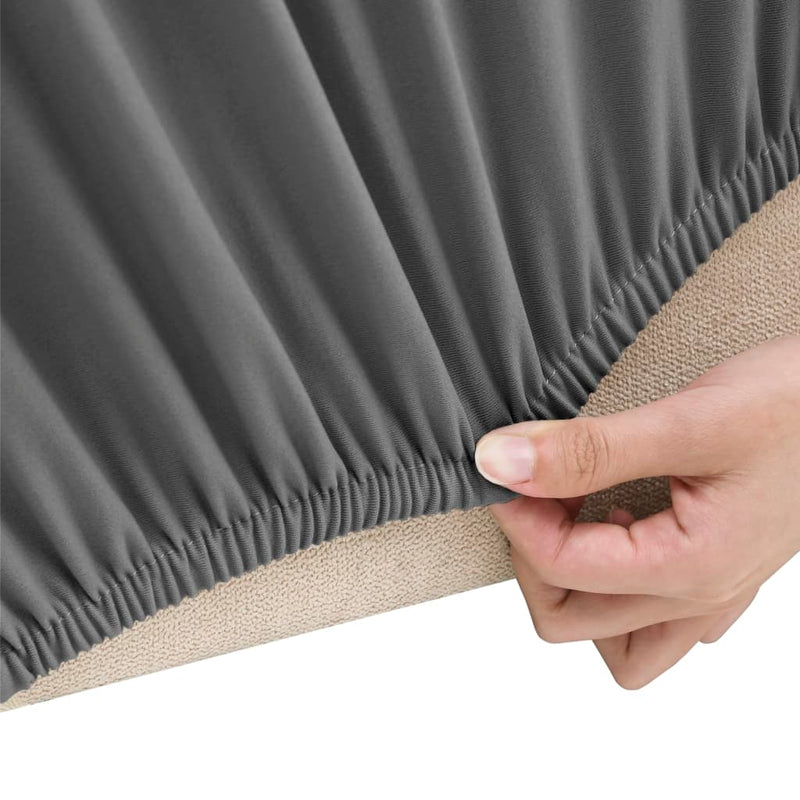 Load image into Gallery viewer, Vidaxl tweezitsbankhoes stretch polyester jersey antracietkleurig
