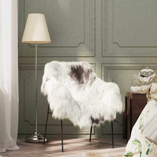 Vidaxl schapenvacht (60-70)x(90-100) cm gemengde kleur