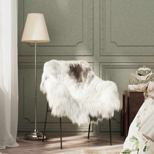 VidaXL Schapenvacht 70x100 cm gemengde kleur