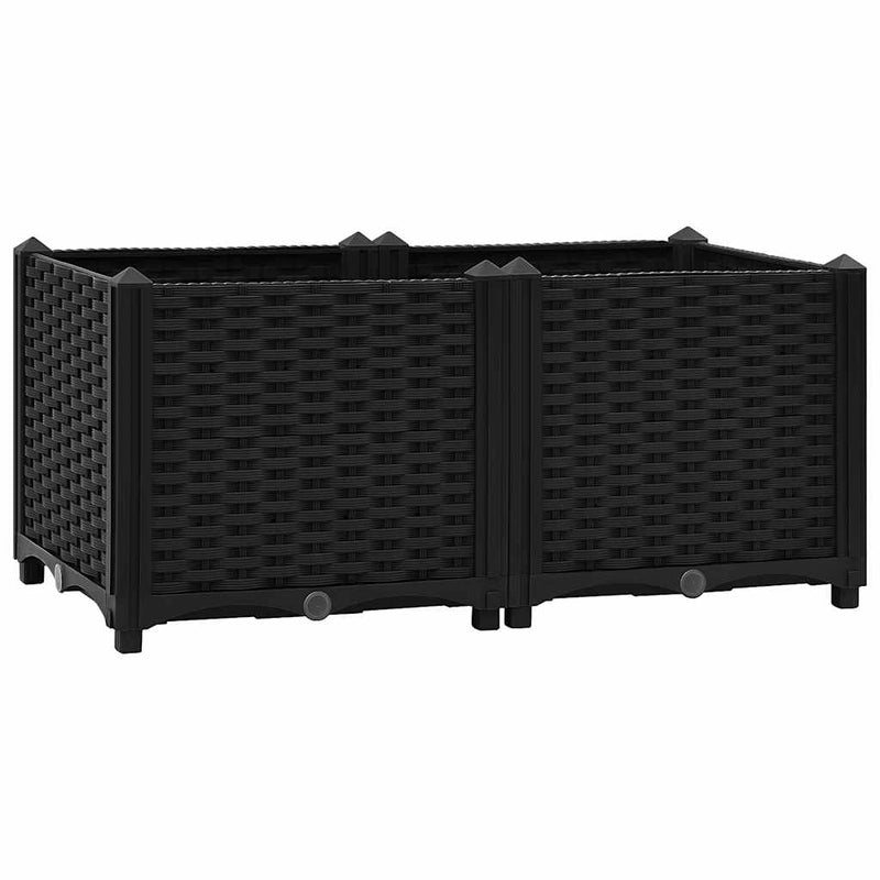 Load image into Gallery viewer, Vidaxl verhoogd bed 80x40x38 cm polypropyleen
