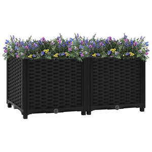 Vidaxl verhoogd bed 80x40x38 cm polypropyleen