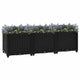 Vidaxl plantenbak verhoogd 120x40x38 cm polypropyleen