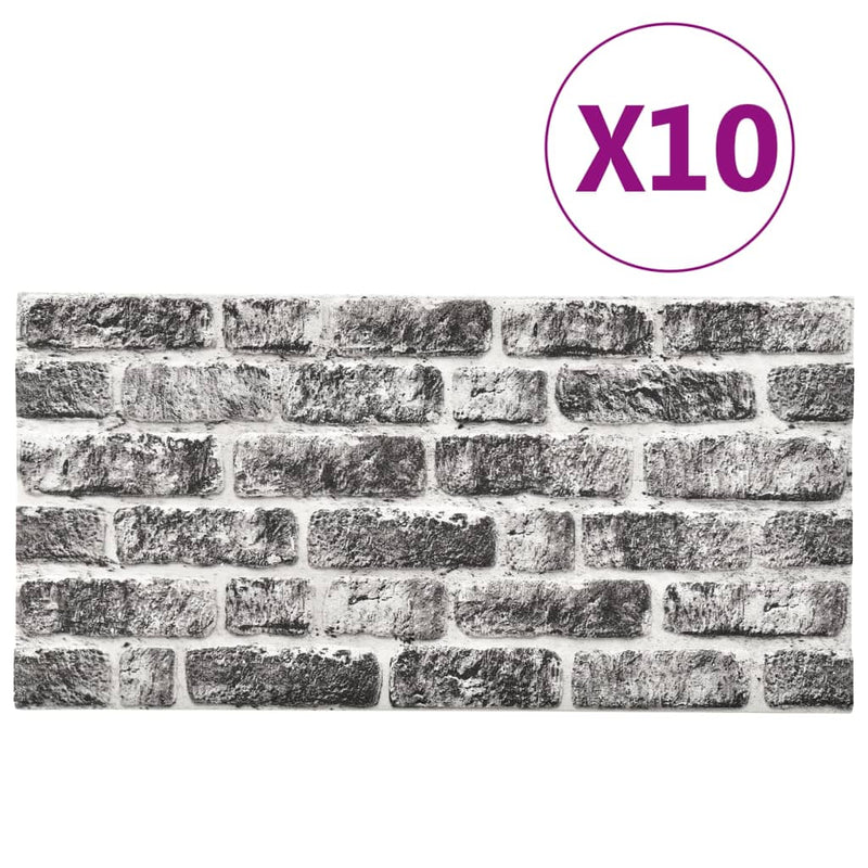 Load image into Gallery viewer, VidaXL 11 st Wandpanelen 3D donkergrijze baksteen EPS
