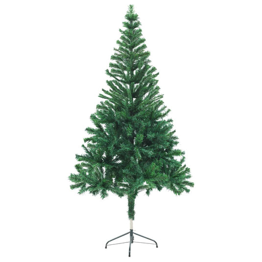 VidaXL Kunstkerstboom met verlichting en kerstballen 380 takken 150 cm