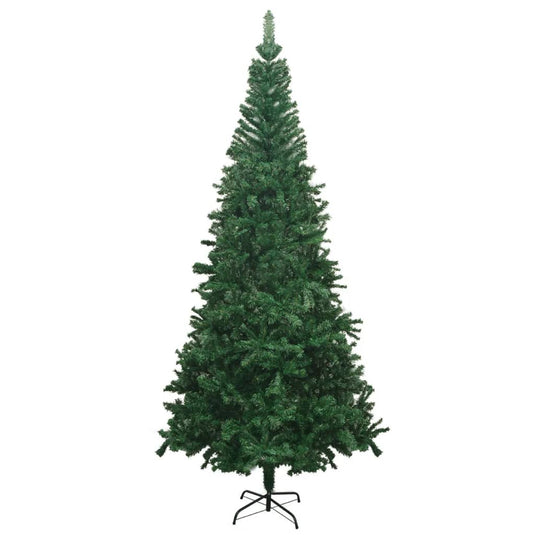 VidaXL Kunstkerstboom met verlichting en kerstballen L 240 cm groen