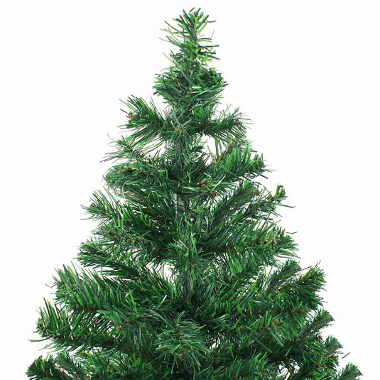 Vidaxl kunstkerstboom met verlichting en kerstballen 230 takken 120 cm