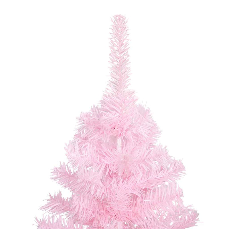 Load image into Gallery viewer, Vidaxl kunstkerstboom met verlichting en kerstballen 180 cm pvc roze
