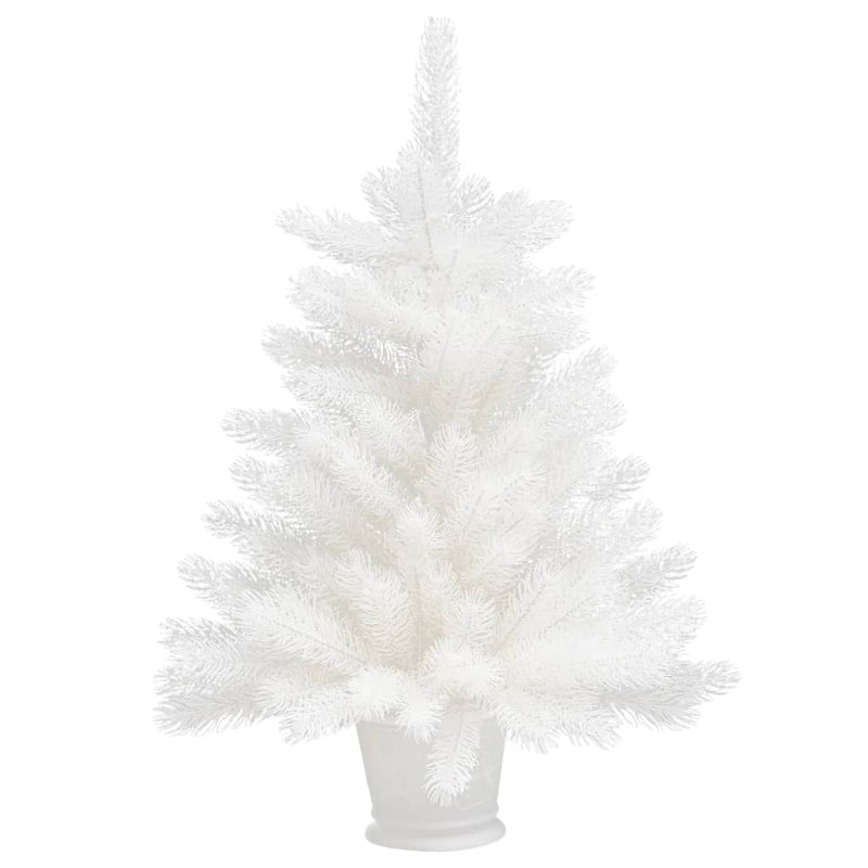 Load image into Gallery viewer, VidaXL Kunstkerstboom met verlichting en kerstballen 65 cm wit

