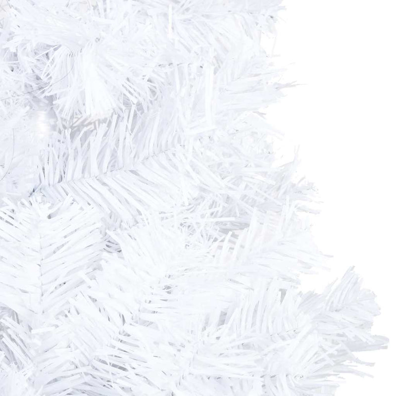 Load image into Gallery viewer, Vidaxl kunstkerstboom met verlichting en kerstballen 150 cm pvc wit
