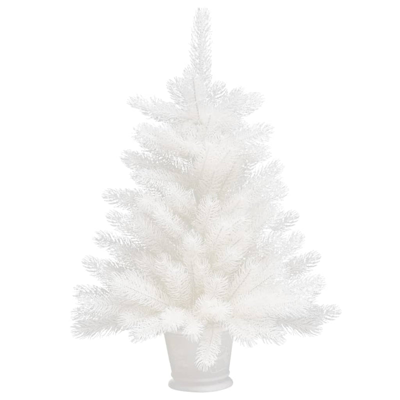 Load image into Gallery viewer, VidaXL Kunstkerstboom met verlichting en kerstballen 65 cm wit
