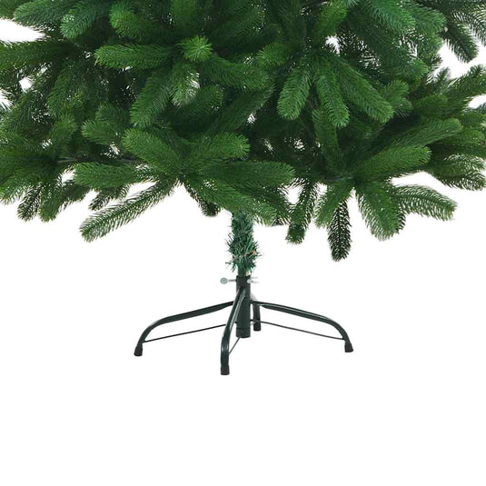 Vidaxl kunstkerstboom met verlichting en kerstballen 150 cm groen