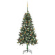 VidaXL Kunstkerstboom met verlichting en kerstballen 150 cm