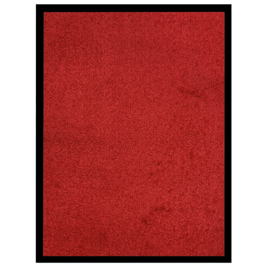 Vidaxl deurmat 40x60 cm rood