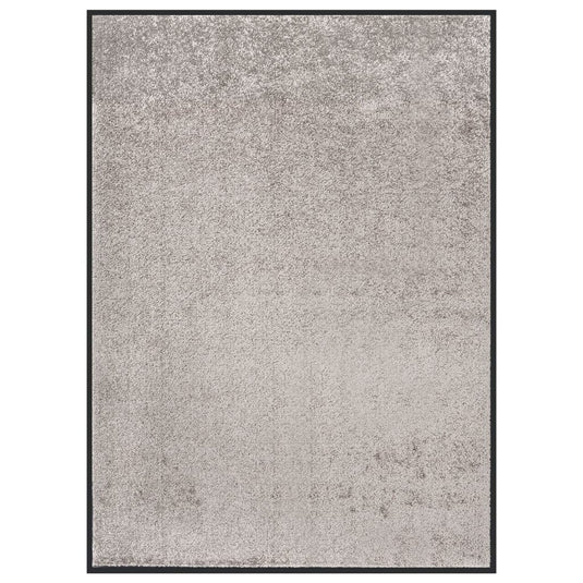 Vidaxl deurmat 60x80 cm grijs